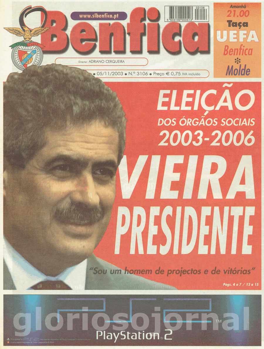 jornal o benfica 3106 2003-11-05